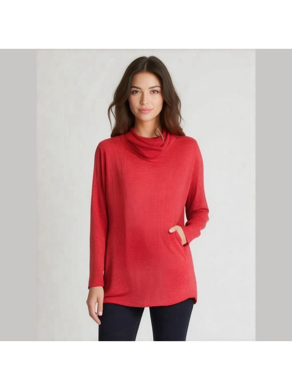 Merona XS Women's Long Sleeve Cowl Neck Tunic